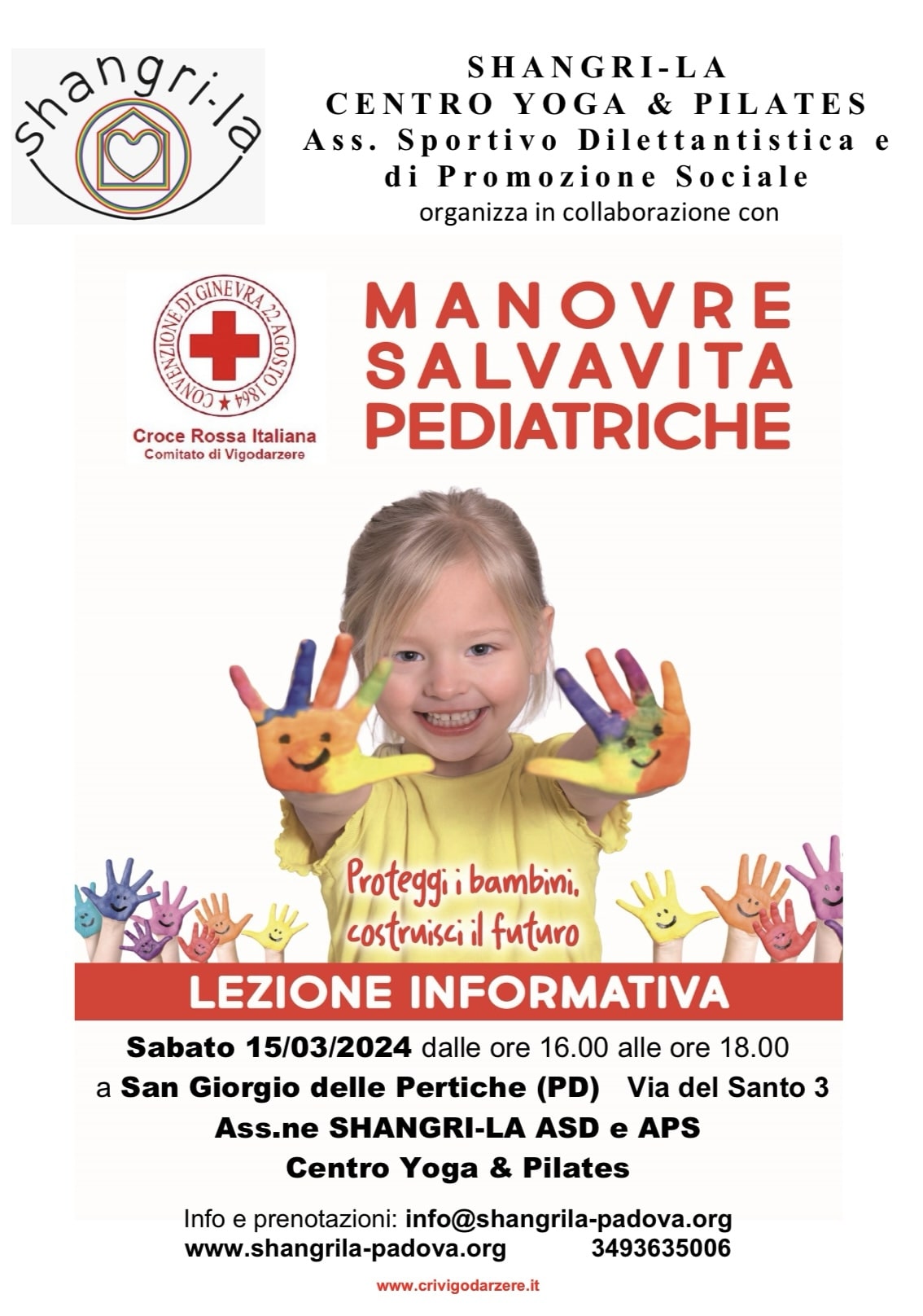 MANOVRE SALVAVITA PEDIATRICE - SABATO 15 MARZO